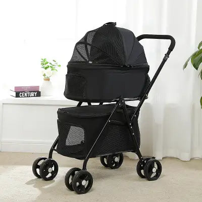 Poussette pour Chien - PetStroller™ - Noir